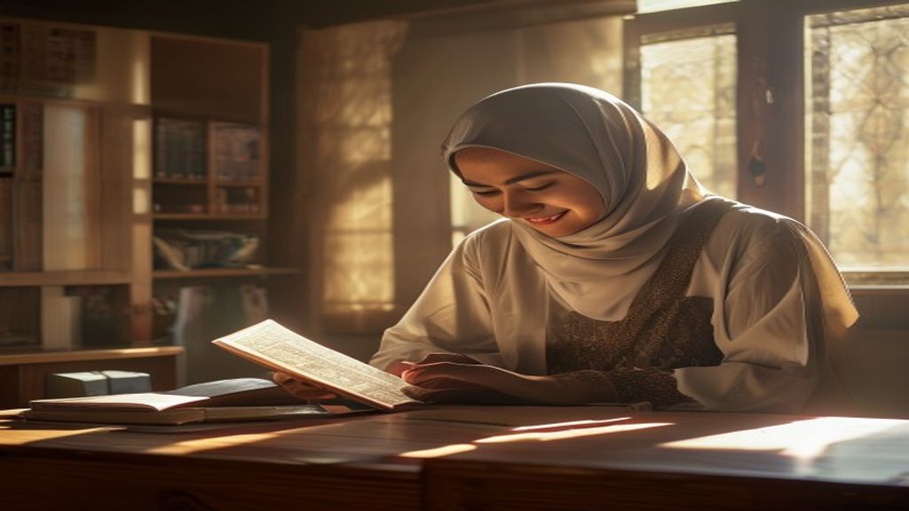 Ilustrasi kisah Islam menampilkan Nabi Muhammad berserah kepada Allah, menginspirasi nilai moral dan spiritual.